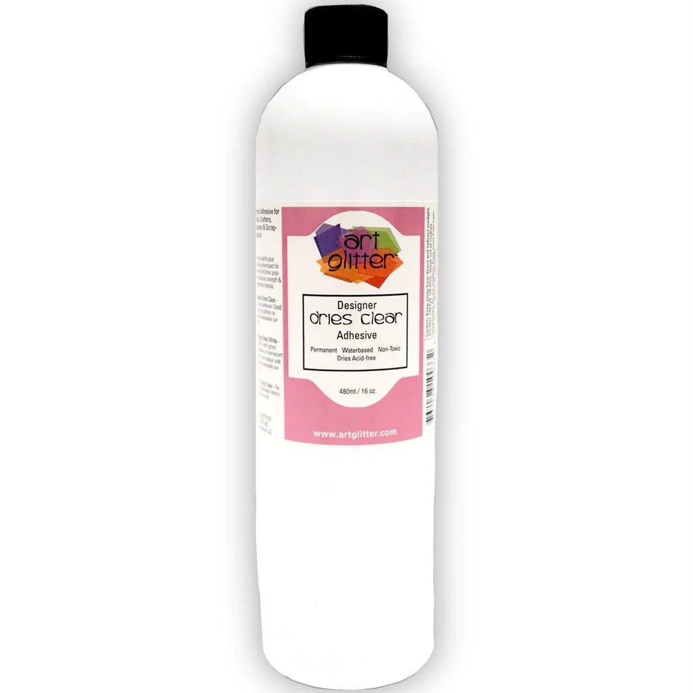 Art Glitter Designer seca pegamento transparente 16 oz. Botella de recarga